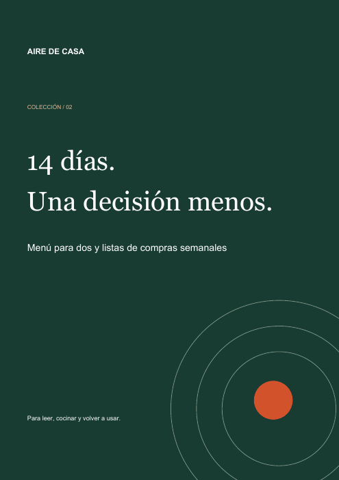 PDF Menú: 14 días, una decisión menos